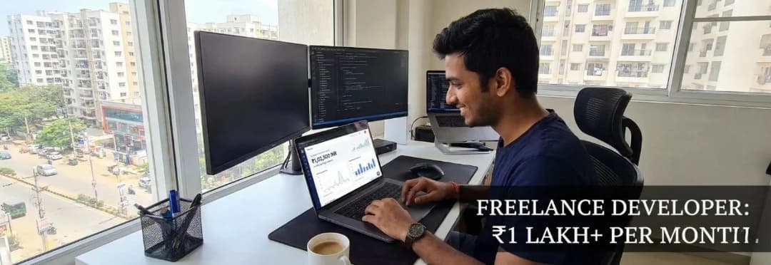 How Developers Make ₹1 Lakh Per Month Freelancing in India