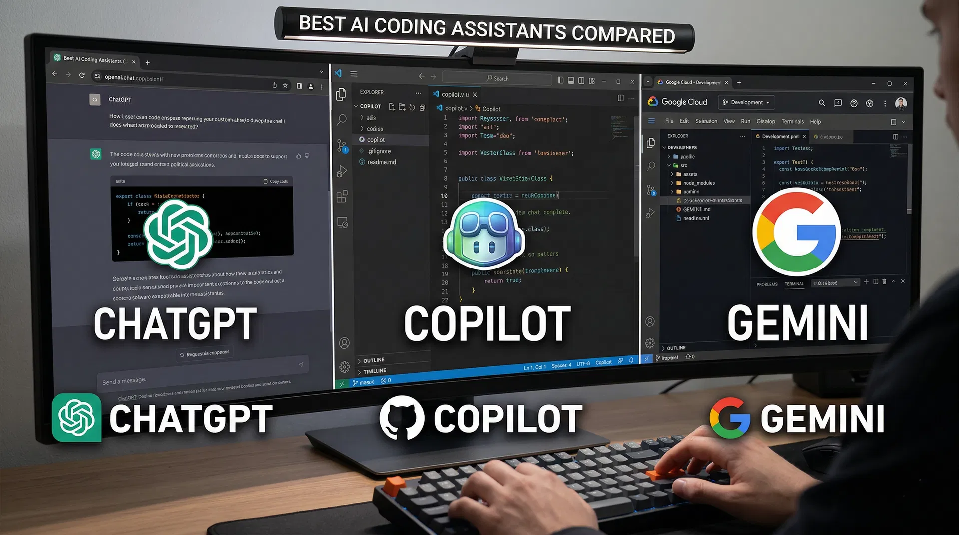Best AI Coding Assistants Compared: ChatGPT vs Copilot vs Gemini